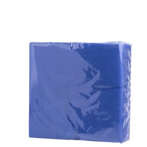Салфетки бумажные "Синие" 33*33 см