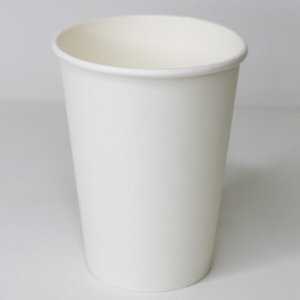 Бумажный стакан белый без рисунка 400 мл (35 шт. уп.) Ø90мм