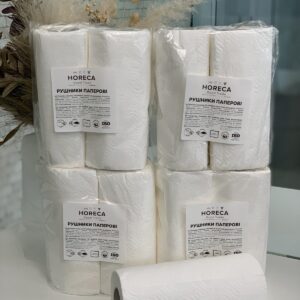 Рушник паперовий "Horeca Good Trade" 2 шари, 10.5м, 2 рулони, білі (8уп/меш)