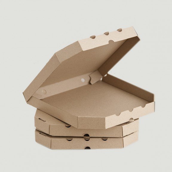 Коробка для пиццы 300*300*33 (бурая) М.П., 50шт/уп