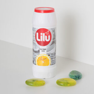 Чистящий порошок «Лимон-Lilu», 500 г, 20 шт/ящ