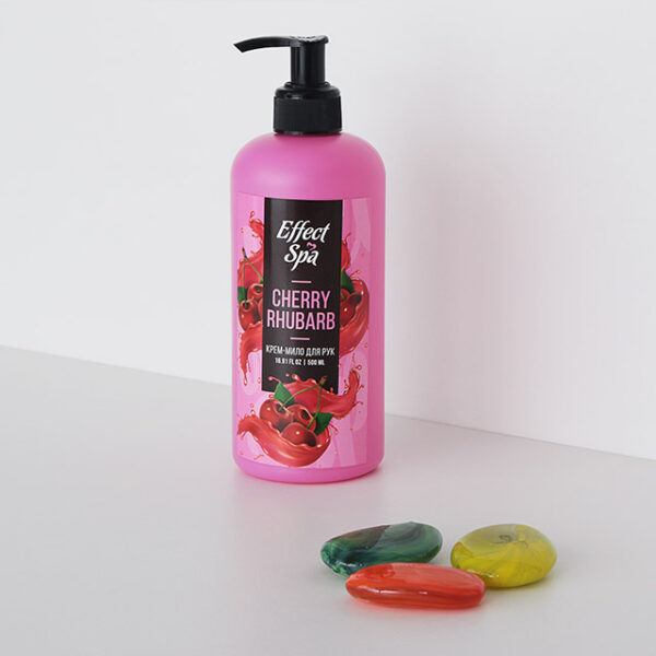 Крем-мыло, нежное "Effect Spa" CHERRY RHUBARB, 0,5 л