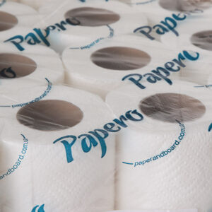 TP-028 Туалетная бумага «Papero», 48 рулонов, 12,5 м, 2 слоя, белая