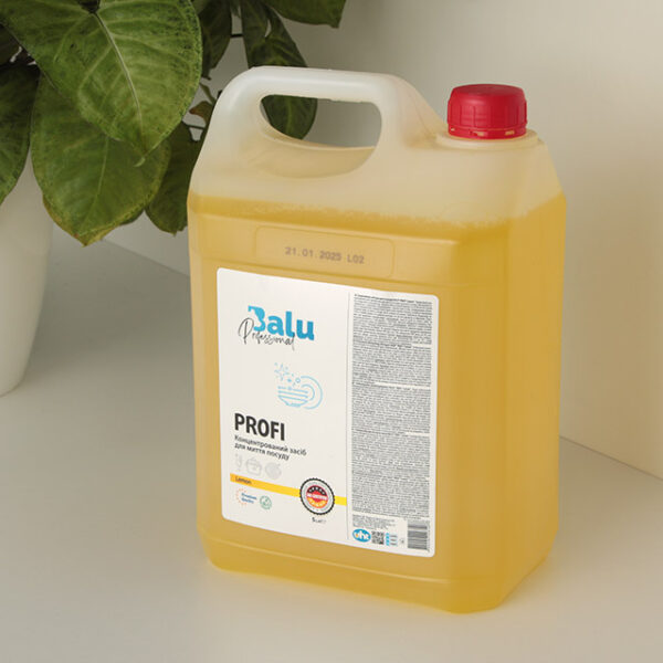 Профессиональное средство для мытья посуды "BALU PROFI LEMON" (лимон), кан.5л